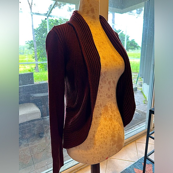 XS - H&M Burgundy Cardigan - Picture 1 of 9